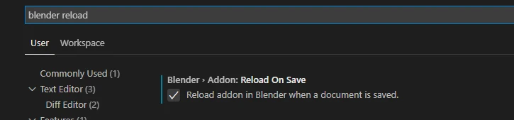 Reload On Save option in Visual Studio Code settings.